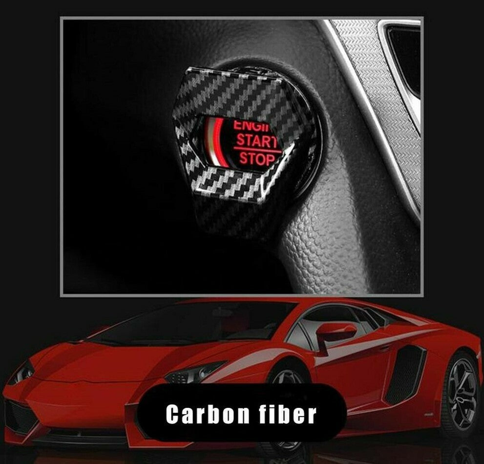 Passend für Start Stop Racing Tuning Sport Abdeckung klappbar Carbon Passend Für VW