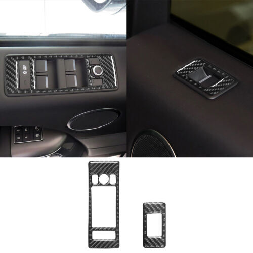 Passend für Land Rover Range Rover Fensterheber Rahmen Blenden Abdeckung Carbon