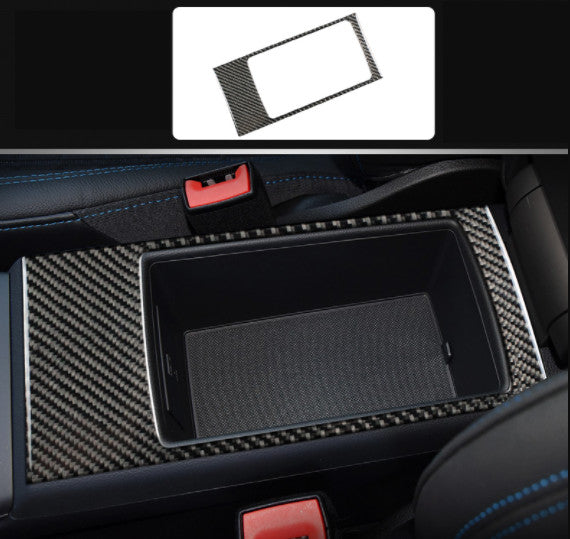 Passend für Audi A3 8V 2014-19 Armlehne Blende Abdeckung Rahmen Carbon