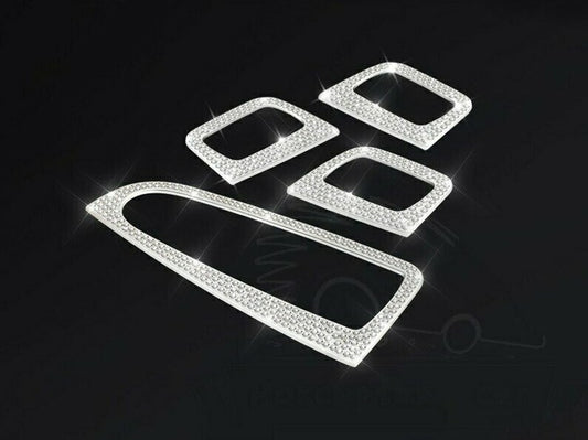 Passend für Mercedes C GLC Strass Glitzer Command Fensterheber Blende