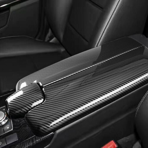 Passend für Mercedes E Klasse W212 Armlehne Abdeckung Carbon