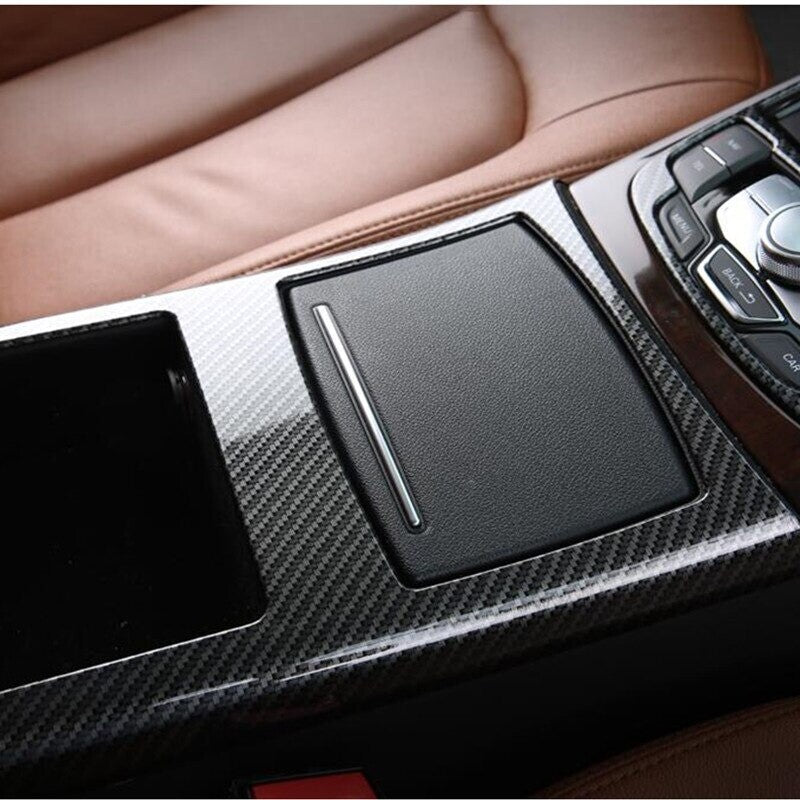 Passend für Audi A6 C7 A7 Mittelkonsole Matt Carbon Blende Veredelung Schutz