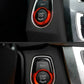 Passend für BMW 1 2 3 F20 F21 F30 X1 F48 Start Stopp Ring Blende Rahmen Rot