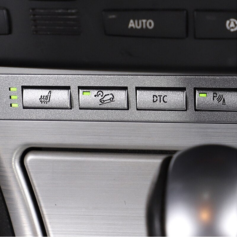 Passend für BMW X3 E83 2006-10 Tasten Blenden Abdeckungen Rahmen Silber