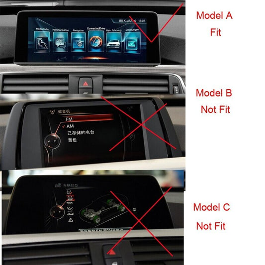 Passend für BMW 1 2 3 4 Großes Display Schutzglas Schutz Folie Glas