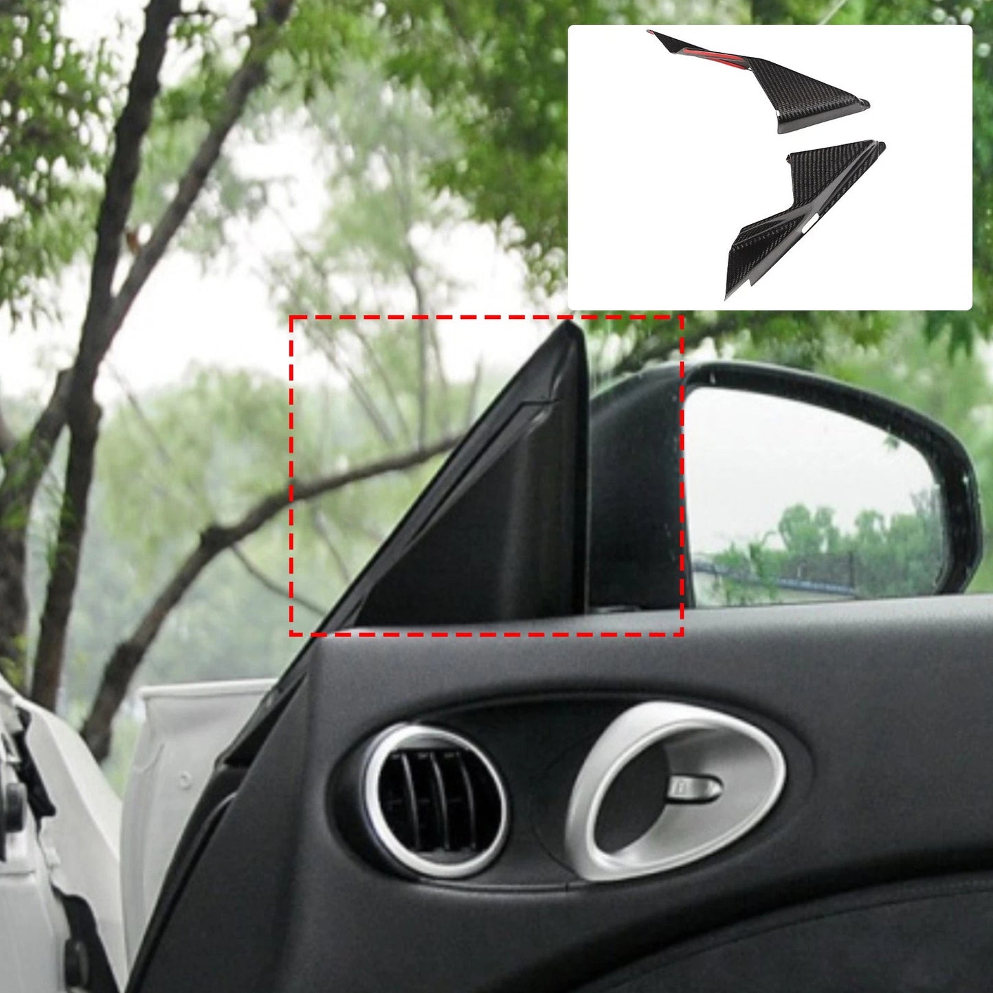 Passend für Nissan 370Z 2009-2020 A-Säule Blende