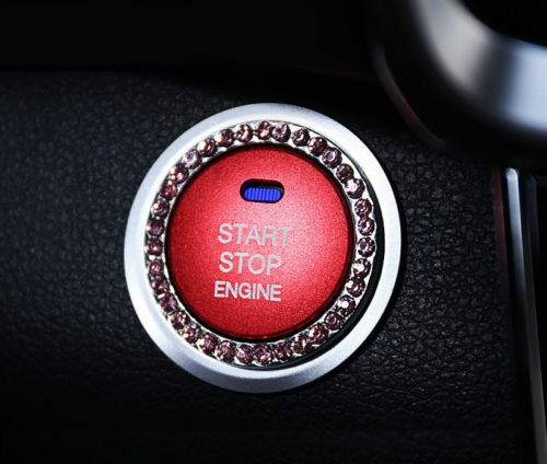 Passend für Hyundai ix35 Start Stop Sticker Aluminium Blende Rahmen Accessoire