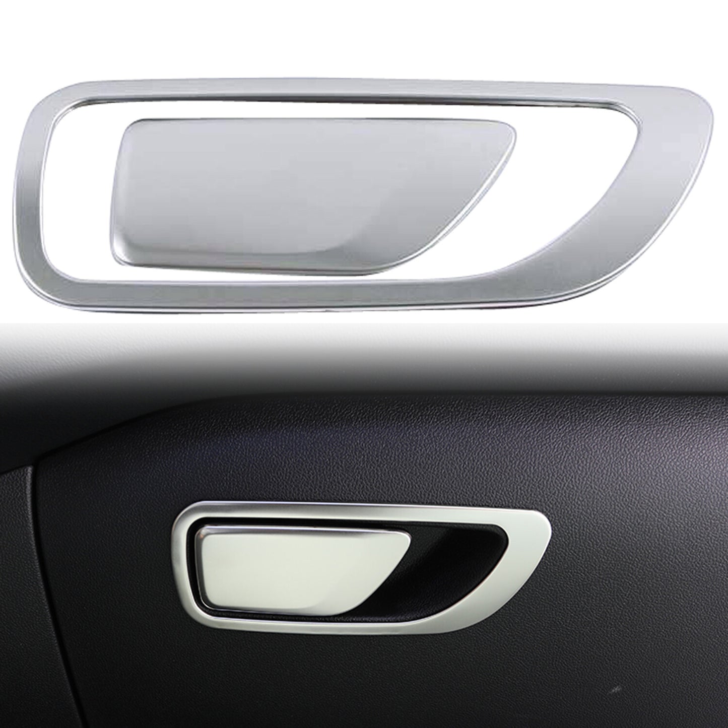 Passend für Ford Escape Kuga Handschuhfach Blenden Abdeckung Rahmen Silber