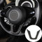Passend für Smart fortwo 453 Lenkrad Blenden Abdeckung Carbon