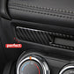 Passend für Mazda CX-3 CX3 2015-21 Mittelkonsole Blende Abdeckung Rahmen Carbon