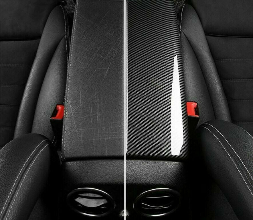 Passend für Mittelkonsole Aufbewahrungsbox Passend Für Mercedes C Klasse W205 GLC Carbon
