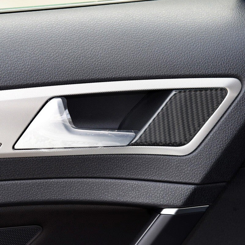 Passend für 4 tlg. passend Für VW Golf 7 MK7 GTI Türgriffe Griff Schutz Blenden in Carbon