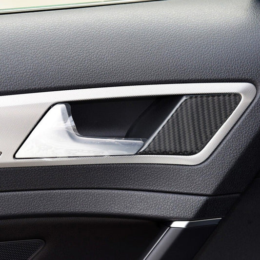 Passend für 4 tlg. passend Für VW Golf 7 MK7 GTI Türgriffe Griff Schutz Blenden in Carbon