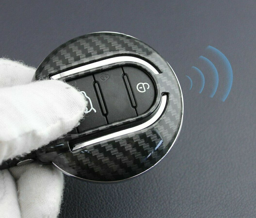 Passend für Bmw Mini Cooper Carbon Schlüssel Cover Hülle