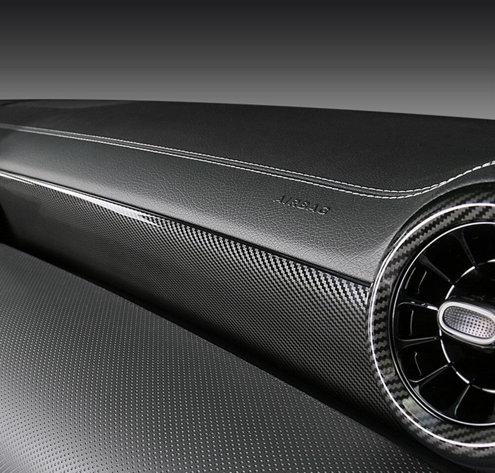 Passend für Mercedes A Klasse W177 Armaturenbrett Blende Abdeckung Rahmen Carbon