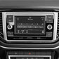 Passend für VW T-Roc Radio Rahmen Display Multimedia Navigation Edelstahl Blende