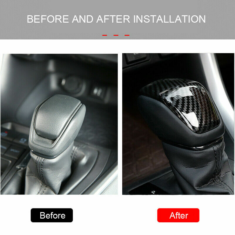 Passend für Toyota Rav4 Schaltknauf Blenden Abdeckung Zierrahmen Silber