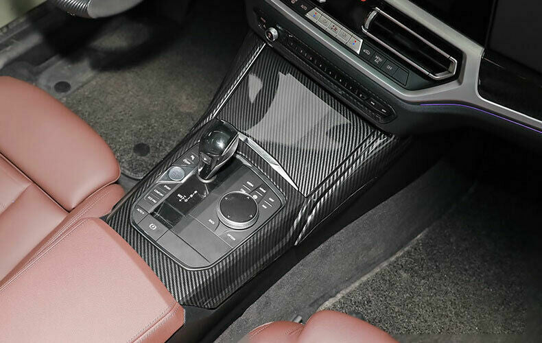 Passend für BMW 3 G20 Mittelkonsole Abdeckung Blenden Rahmen Tuning Carbon