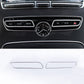 Passend für Mercedes Benz W205 W212 C E GLC Klasse Radio Blende Rahmen Schutz Set
