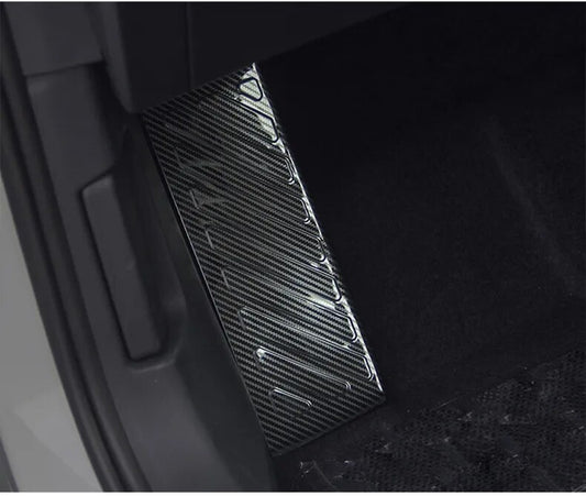 Passend für VW Golf 8 2021 Fußablage Blende Zierblende Abdeckung Carbon