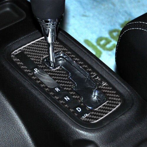 Passend für Jeep Wrangler JK Gangschaltung Blenden Abdeckung Carbon