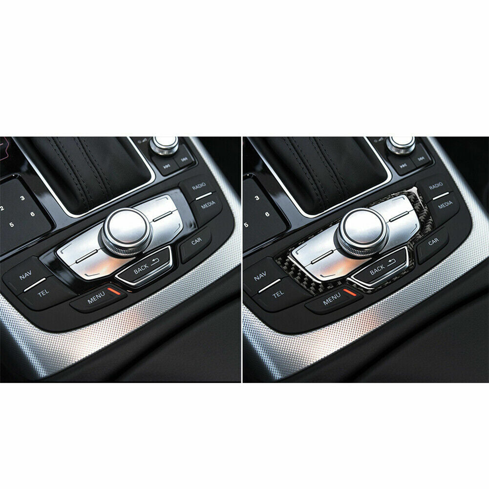 Passend für A6 A6 Radio Blende Rahmen Zierblende Abdeckung Multimedia