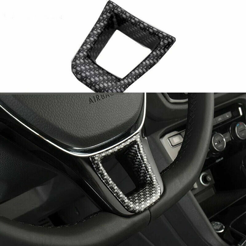 Passend für Lenkrad Abdeckung Rahmen ABS Chrom Passend Für VW Golf 7 Zierblende Blende