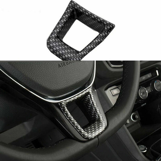 Passend für Lenkrad Abdeckung Rahmen ABS Chrom Passend Für VW Golf 7 Zierblende Blende