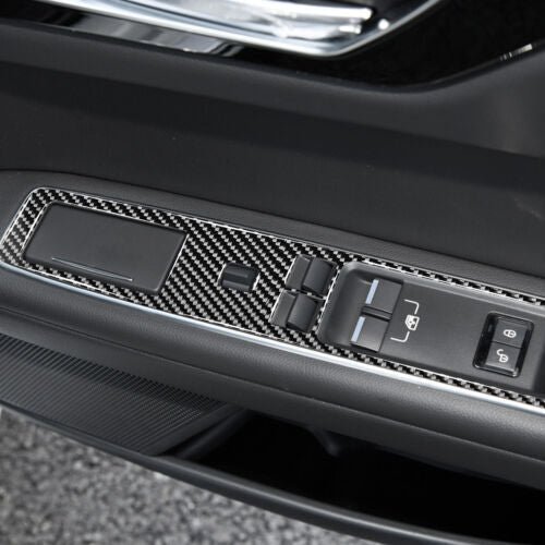 Passend für Jaguar F-Pace X761 Fensterheber Blenden Abdeckung Carbon