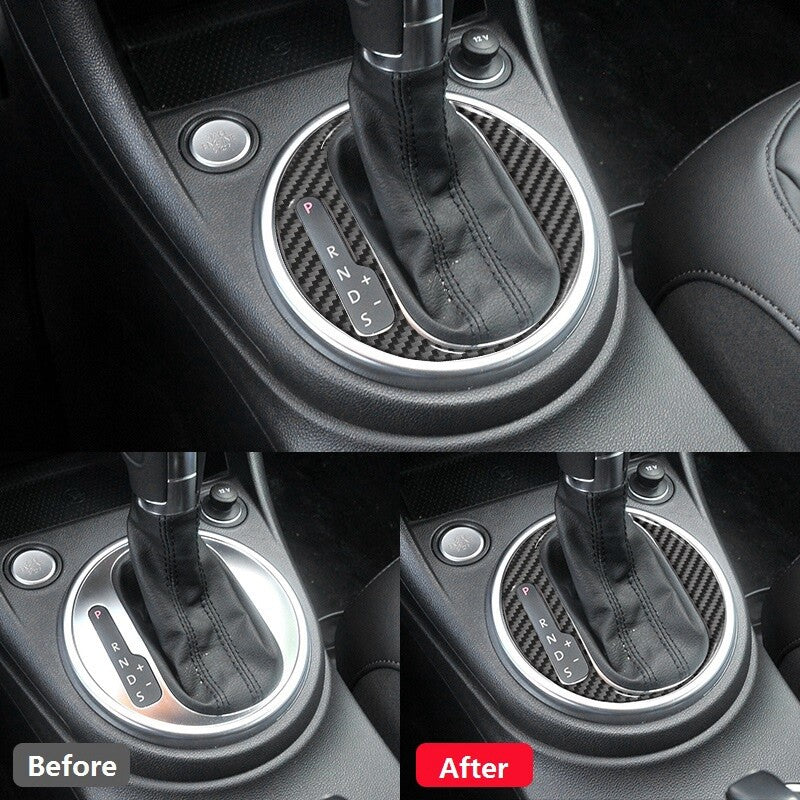 Passend für VW Beetle Schaltung Blende Abdeckung Rahmen Carbon