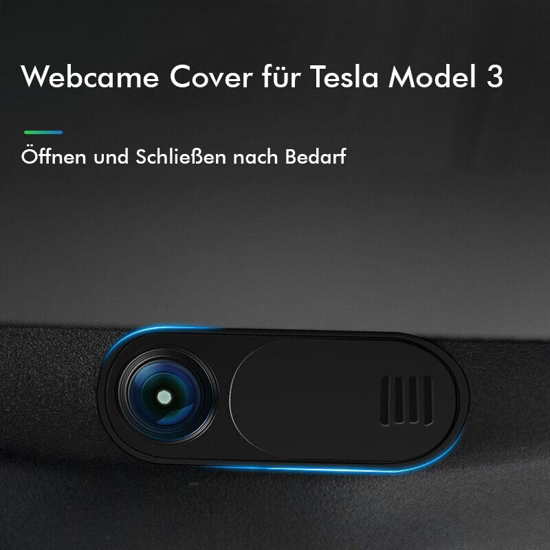 Passend für Tesla Model 3 Webcam Cover Kamera Schutz Privatsphäre Abdeckung Rahm