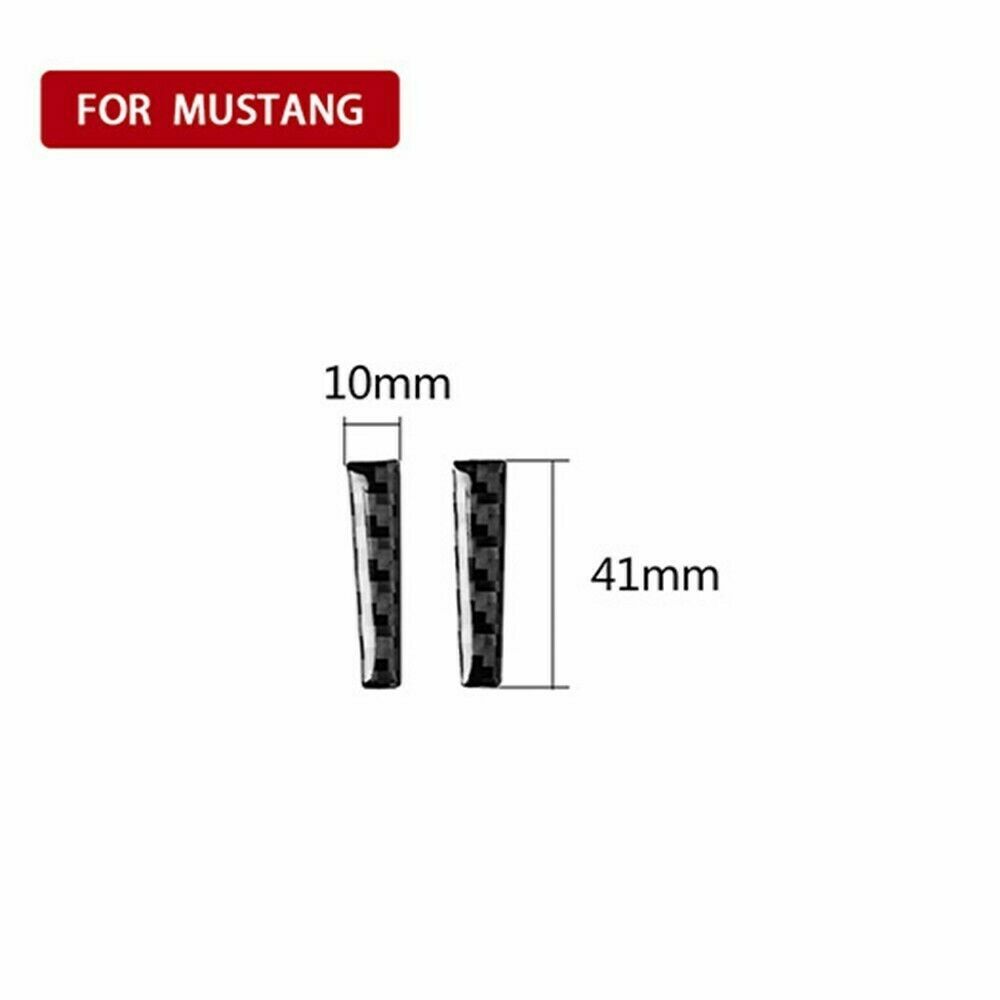 Passend für Ford Mustang Schaltknauf Abdeckung Blenden Rahmen Tuning Carbon