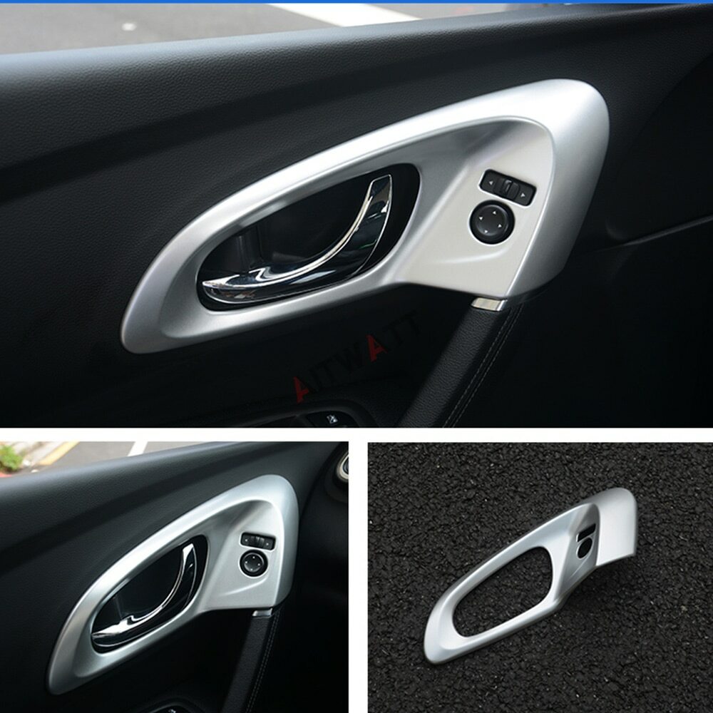 Passend für Renault Kadjar Türgriff Blende Schutz Tür Rahmen Cover Chrom Silber