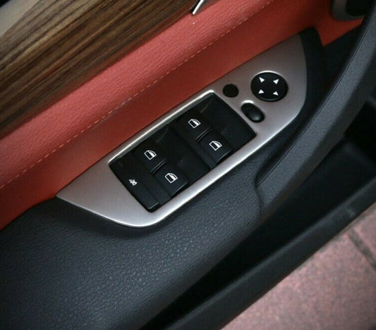 Passend für BMW E84 X1 Fensterheber Rahmen Blenden aus Edelstahl Abdeckungen