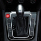 Passend für Start Stop Ring Abdeckung Alu Rot Passend Für VW Golf 7 Passat B8