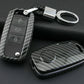 Passend für VW Golf 6 Polo Tiguan Passat Touran Carbon Schlüssel Cover Hülle