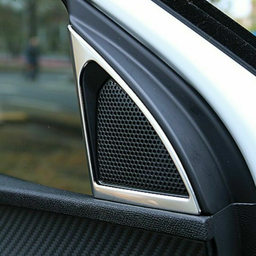 Passend für Peugeot 3008 5008 Lautsprecher Rahmen Blenden aus Edelstahl