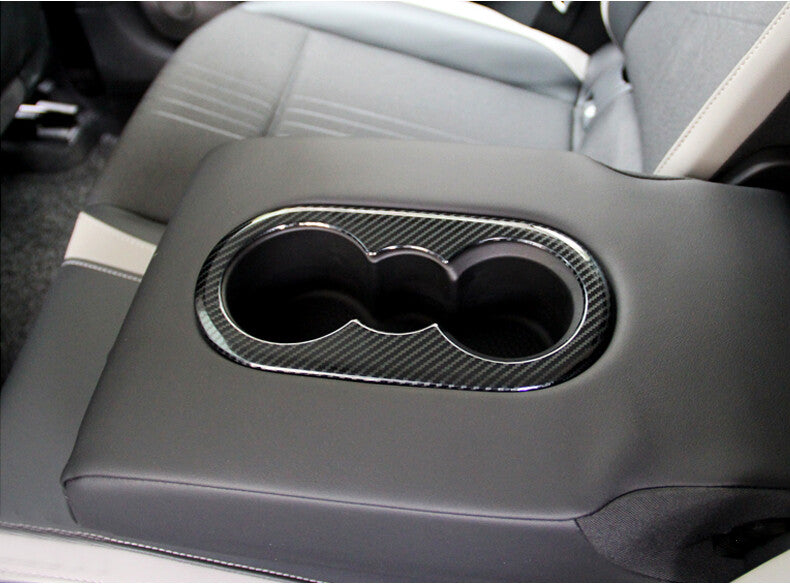 Passend für VW Golf 8 MK8 Becherhalter Blenden Abdeckung Rahmen Carbon