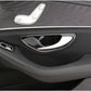 Passend für Mercedes C W205 Türgriffe Schalen Blenden Abdeckung Carbon