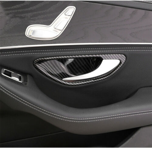 Passend für Mercedes C W205 Türgriffe Schalen Blenden Abdeckung Carbon