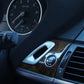 Passend für BMW X5 E70 X6 E71 2008-2013 Schlüssel Loch Blenden Abdeckung Silber