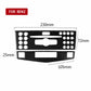 Passend für Kohlefaser Konsole CD & AC Panel Abdeckung Für Mercedes-Benz C-Klasse W204