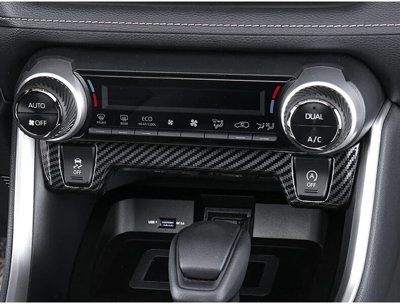 Passend für Toyota RAV4 Mittelkonsole Rahmen Blende Carbon Abdeckung