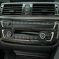 Passend für BMW 3 F30 F34 2013 - 2019 Radio Blende Carbon Rahmen Rahmen Schutz