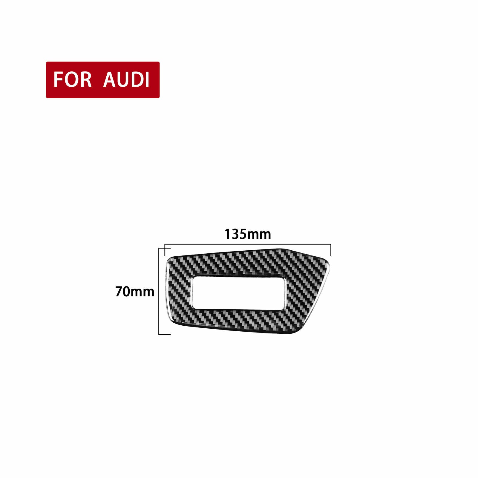 Passend für Audi A6 C8 A7 ab 2019 Lichtschalter Blende Rahmen Zierblende
