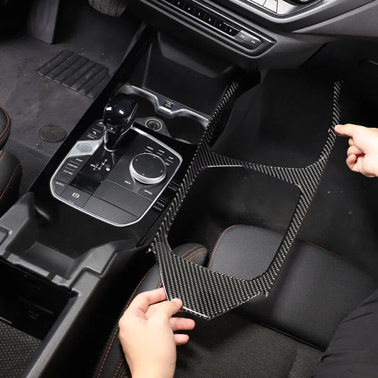 Passend für BMW 1 2 F40 F44 Mittelkonsole Abdeckung Carbon Tuning Aufwertung