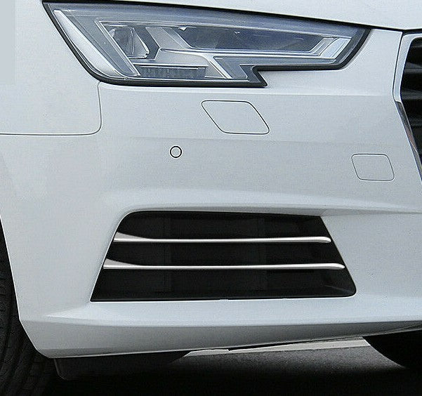 Passend für Audi A4 B9 Kühlergrill Blenden Rahme Zierblenden für Front Grill