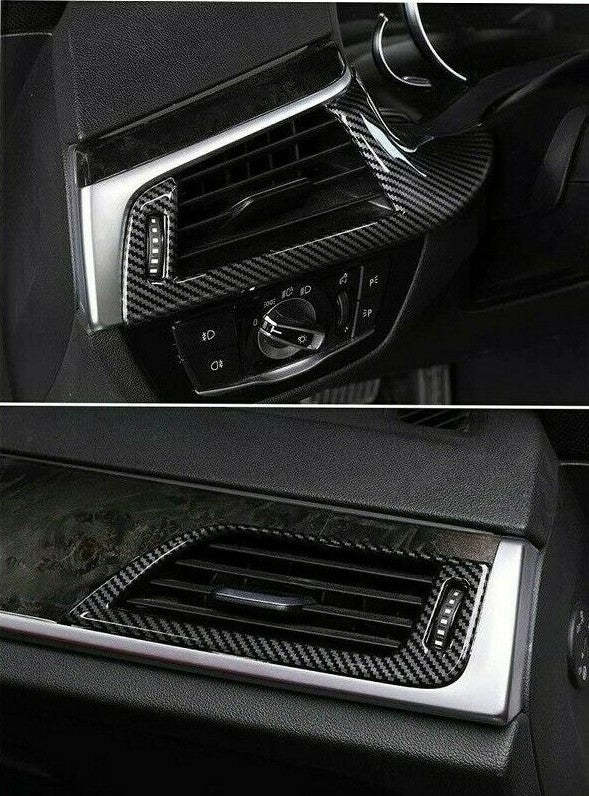 Passend für BMW 5 5er G30 G31 Carbon Lüftung Luftauslass Klima Rahmen Blende