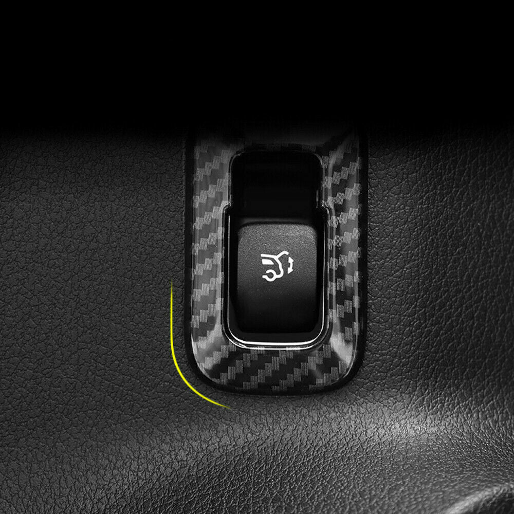 Passend für Mercedes-Benz GLA Kofferraum Schalter Blende Rahmen Tuning Carbon