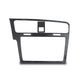 Passend für 2 tlg passend Für VW Golf 7 MK7 GTI Radio Multimedia Schutz Cover Blende Carbon